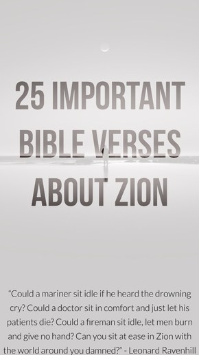 50 Epic Bible Verses About Zion (What Is Zion In The Bible?)