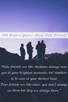100 Realest Quotes About Fake Friends (Best Fake People Quotes)
