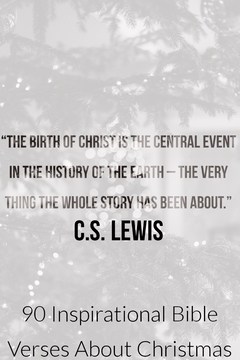The birth of Christ is the central event