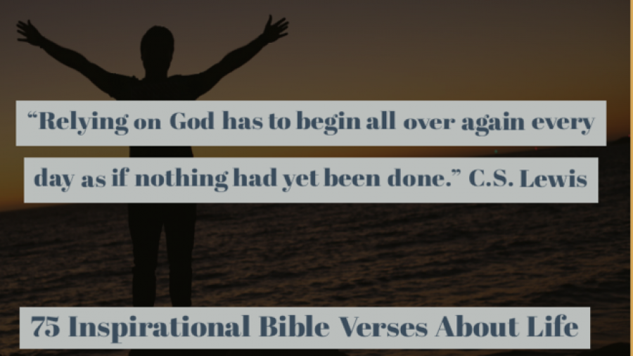 75 Inspirational Bible Verses About Life (Epic Life Verses)