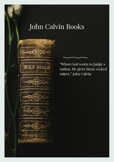 John Calvin books he wrote
