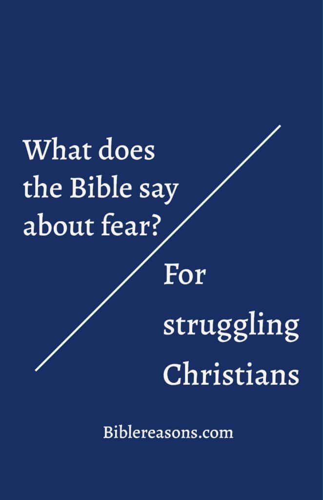 What does the Bible have to say about fear?